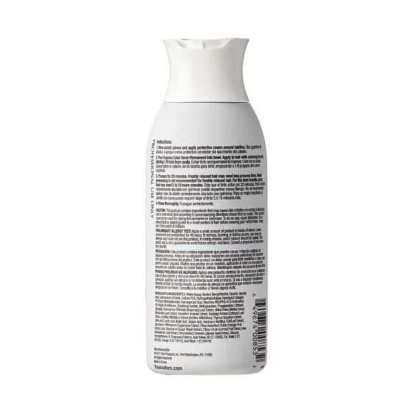 Kiss Express Semi-Permanent Hair Color #K88 - Dark Warm Brown - Bottle Back