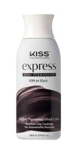 Kiss Express Semi-Permanent Hair Color #K99 - Jet Black