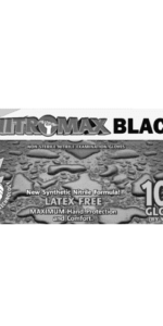 Nitromax Black Nitrile Gloves