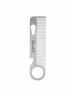 Scalpmaster Stainless Steel Beard Comb SC9055