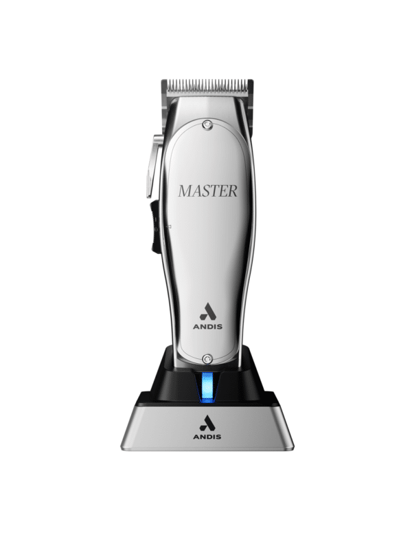 Andis Cordless Master Clipper #12660 on stand view