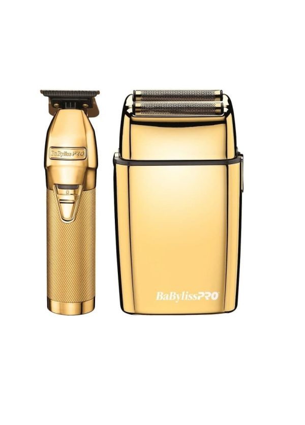 Babyliss Pro Gold FX Collection Trimmer and Shaver Combo #FXHOLPK2G