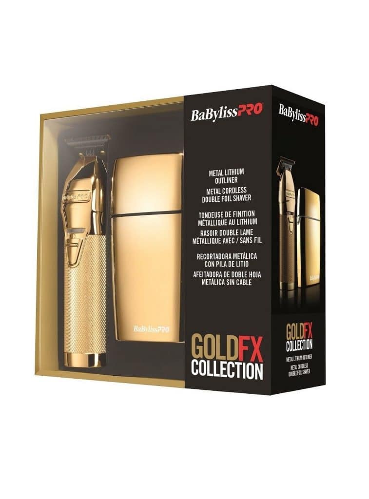 Babyliss Pro Gold FX Collection Trimmer and Shaver Combo FXHOLPK2G