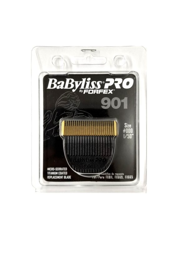 BabylissPro Micro-Serrated Titanium Coated Blade #FX901