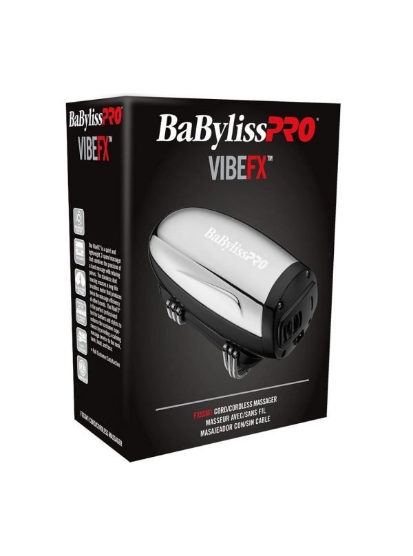 BabylissPro VibeFX Cord/Cordless Massager #FXSSM1 - Image 2