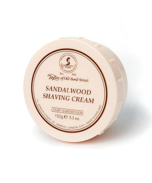 sandalwood shaving cream