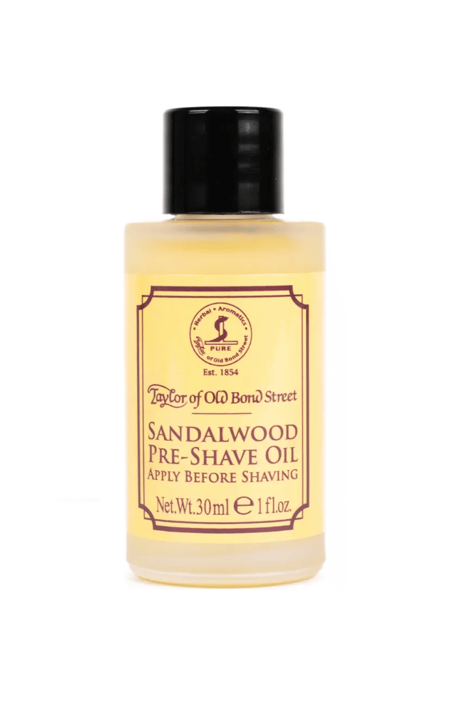 Pre-shave Street of - Old Taylor Sandalwood Barber Depot 30ml - Oil Barber Supply Bond