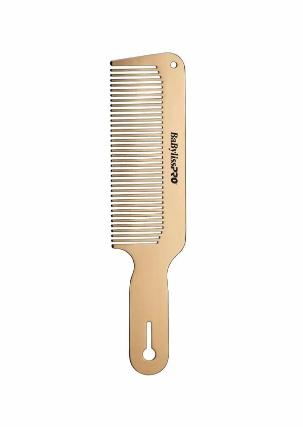 BabylissPro BARBERology GoldFX Metal Comb Set #BCOMBSET2G - Image 2