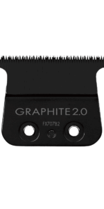 BabylissPro Replacement T-Blade Graphite 2.0mm Deep Tooth #FX707B2 blade view