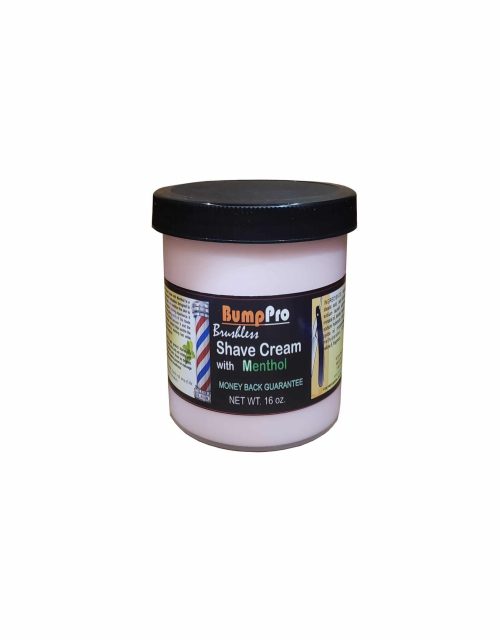 Bump Pro Brushless Shave Cream with Menthol 16oz