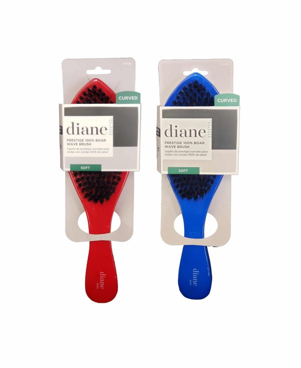 Diane Prestige Reinforced Boar Wave Brush - Curved