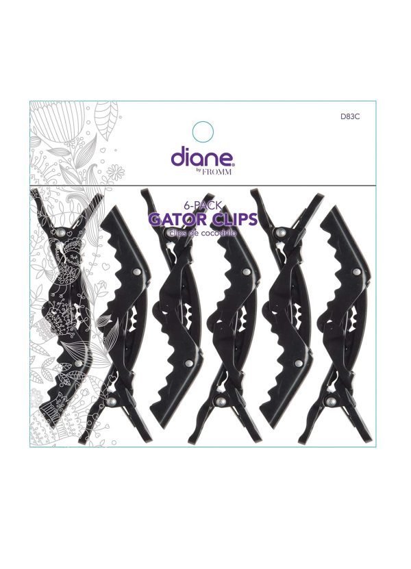 Diane Gator Clips 6 pack D83C