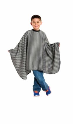 Scalpmaster Kids Striped Barber Cape #4130