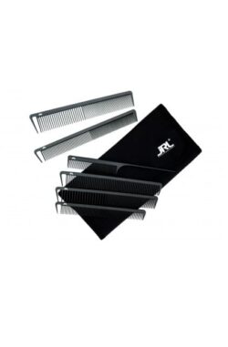JRL Professional Anti-Static Carbon Comb 6-piece Set with Case