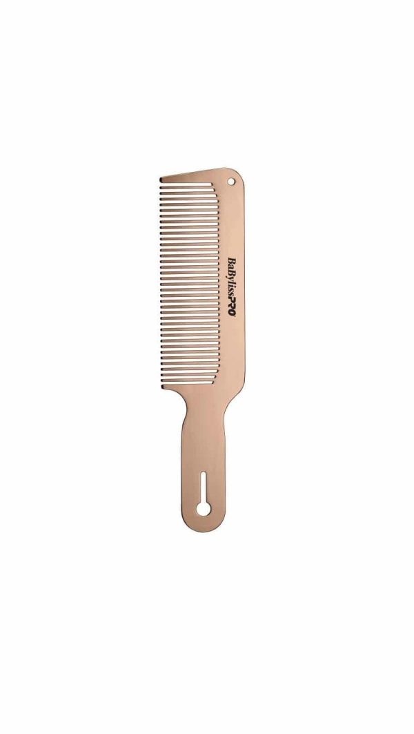 BabylissPro BARBERology RoseGoldFX Metal Comb Set #BCOMBSET2RG - Image 2
