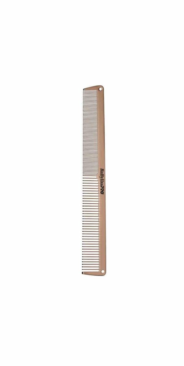 BabylissPro BARBERology RoseGoldFX Metal Comb Set #BCOMBSET2RG - Image 3