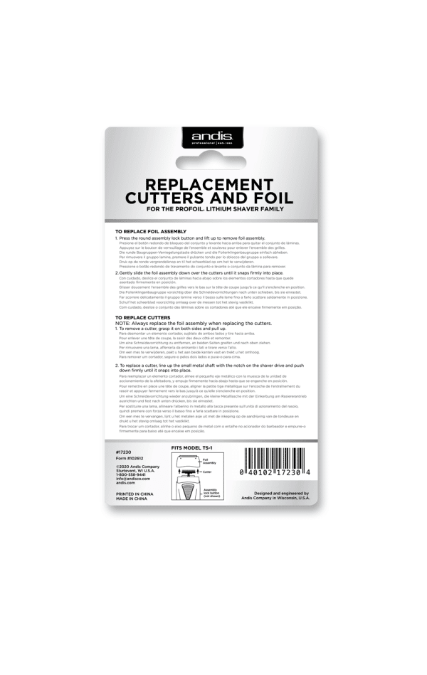 Andis Profoil Copper Replacement Foil and Cutter #17230 - Image 2