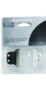 Gamma+ Trimmer DLC Fixed Blade with Ceramic Deep Tooth Cutter #GPAHRBDC