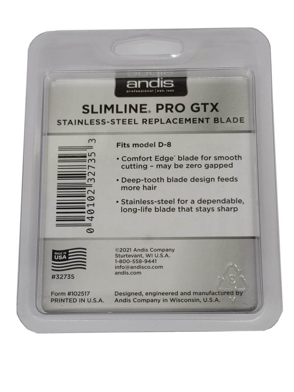 Andis Slimline GTX Replacement Blade #32735 - Image 2