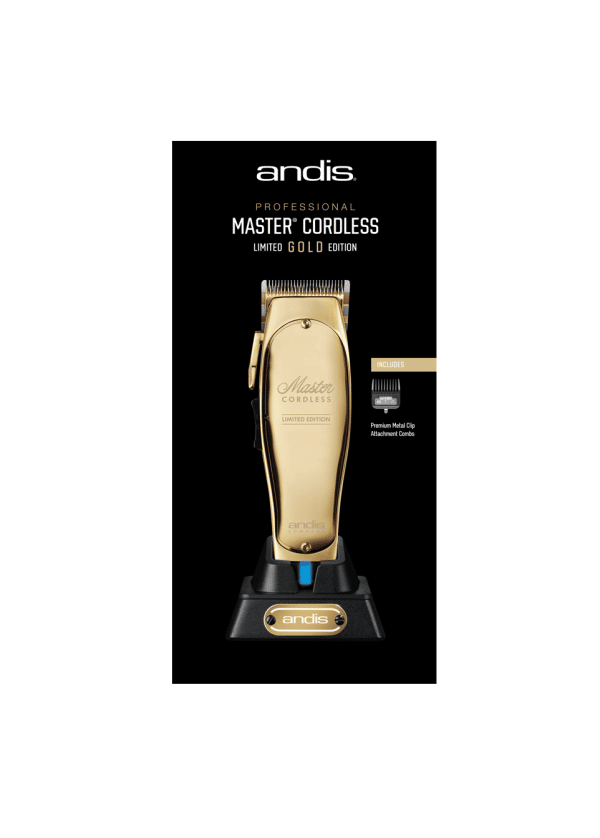 Andis Cordless Master Gold Limited Edition #12540