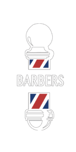 Barbermate Modern Barberpole Vinyl Cling Decal