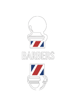 Barbermate Modern Barberpole Vinyl Cling Decal