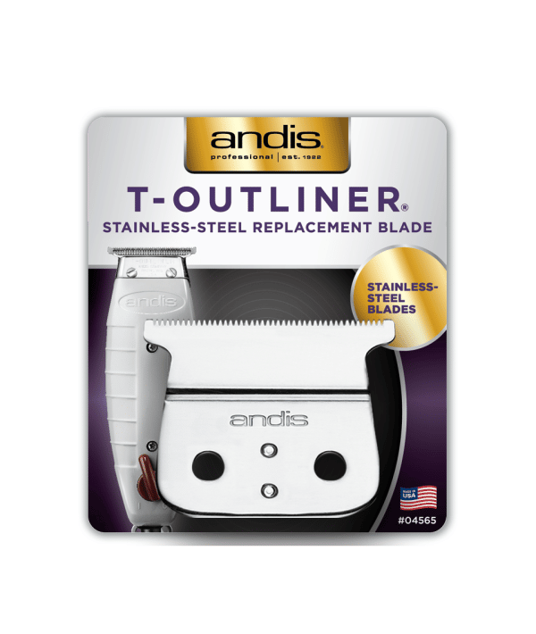 Andis T-Outliner Replacement Blade Stainless Steel #04565 - Package Front