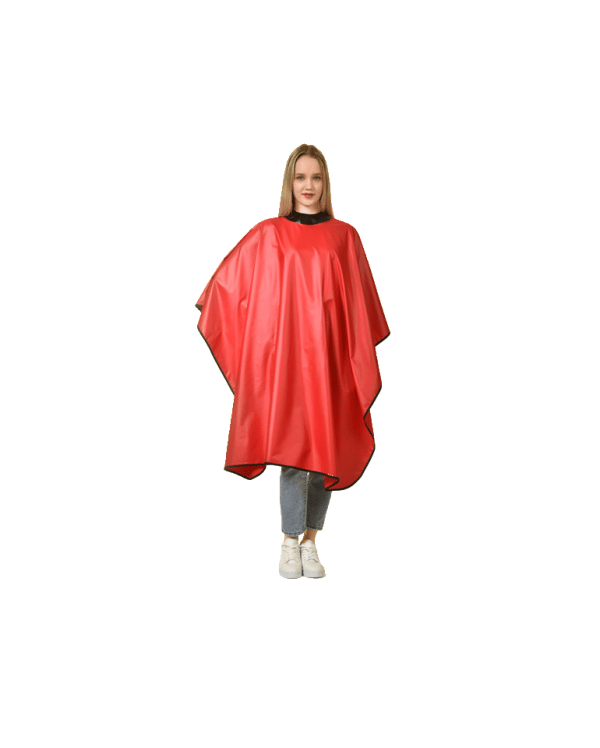 The Shave Factory Premium Hair Cutting Cape - Red