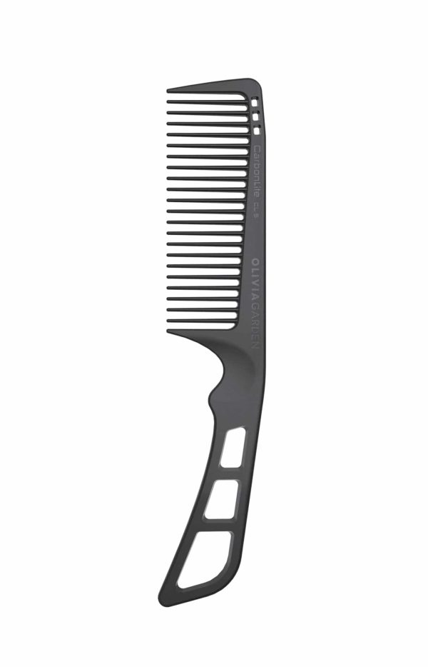 Olivia Garden Carbonlite Detangling Comb with Handle #CL-5