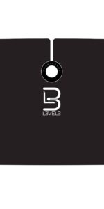 L3VEL3 Rubber Neck Cutting Cape - Black