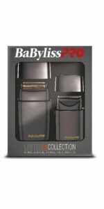BabylissPro LimitedFX Gunmetal Foil Shaver Combo #FXFSHOLPK2GMG