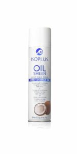 IsoPlus Oil Sheen Light Hair Spray with Coconut Oil 9oz