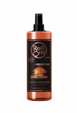 Red One After Shave Cologne Body Splash 400mL - Amber