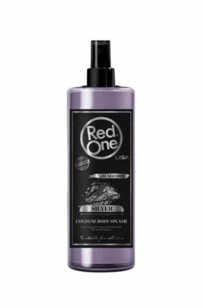 Red One After Shave Cologne Body Splash 400mL - Silver