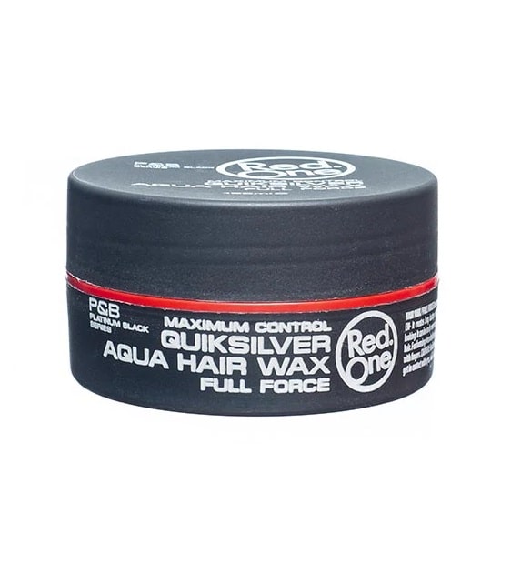 kaos Swipe gele Red One QuickSilver Aqua Hair Wax 150mL - Barber Depot - Barber Supply