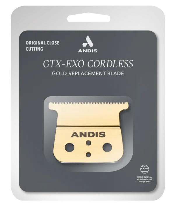 Andis GTX-Exo Cordless Gold Shallow Tooth Replacement Blade #74115 - Package front