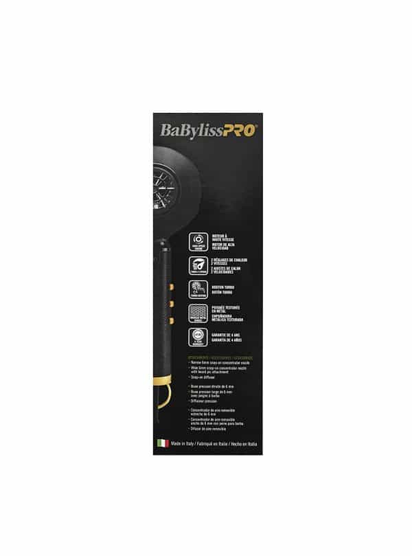 BabylissPro BlackFX Hair Dryer #FXBDB1 - Image 3
