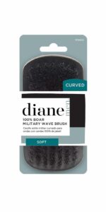 Diane Boar Curved Military Wave Brush - Soft #D1002