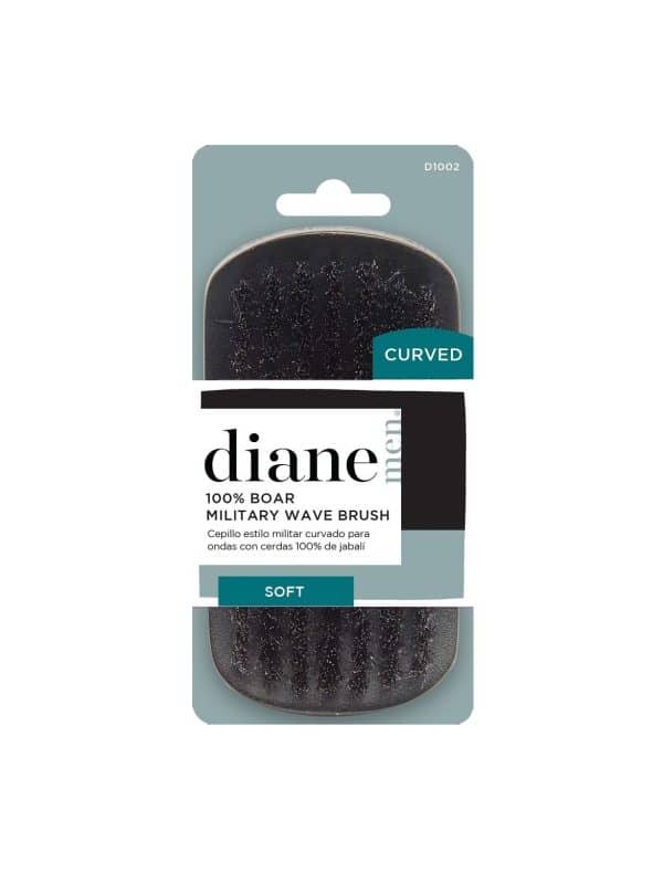 Diane Boar Curved Military Wave Brush - Soft #D1002