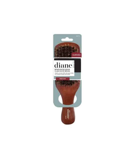 Diane Reinforced Boar Curved Club Wave Brush - Medium #D8176