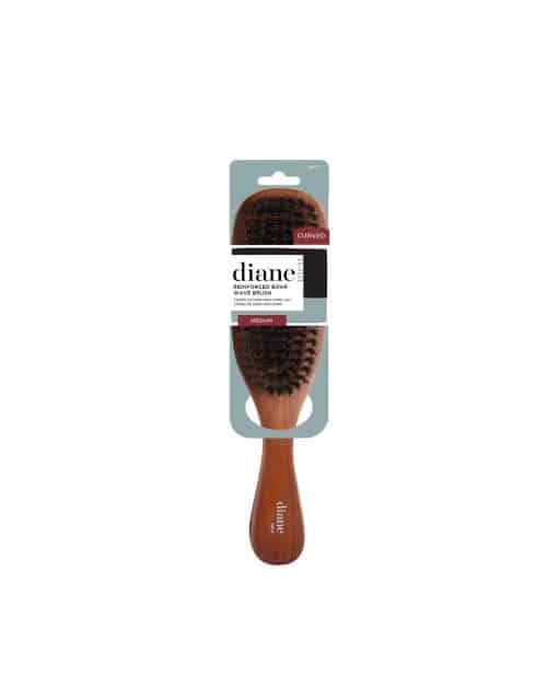 Diane Reinforced Boar Curved Wave Brush - Medium #D8177