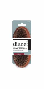 Diane Reinforced Boar Military Wave Brush - Medium #D8171