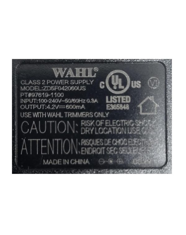 Wahl Charging Cord for Beret and Sterling Mag Trimmer #97619-1100 - Image 2
