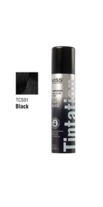 Kiss Tintation Temporary Hair Color Spray TCS01 Black