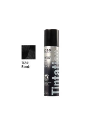 Kiss Tintation Temporary Hair Color Spray TCS01 Black