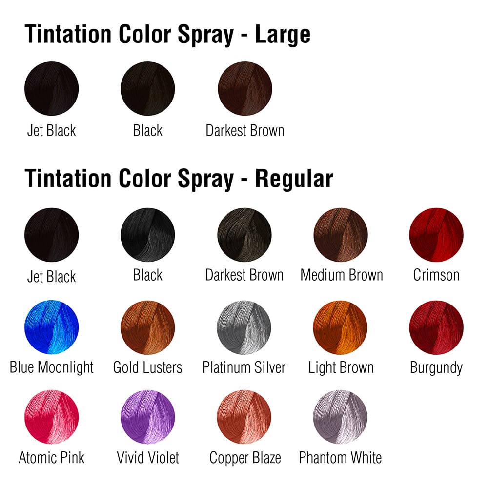 KISS TINTNATION TEMPORARY HAIR COLOR SPRAY 2.82 OZ - 3 color instock