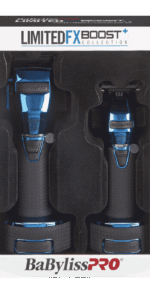 BabylissPro BoostFX Limited Edition Clipper and Trimmer - Blue #FXHOLPKCTB-BC - Package Front