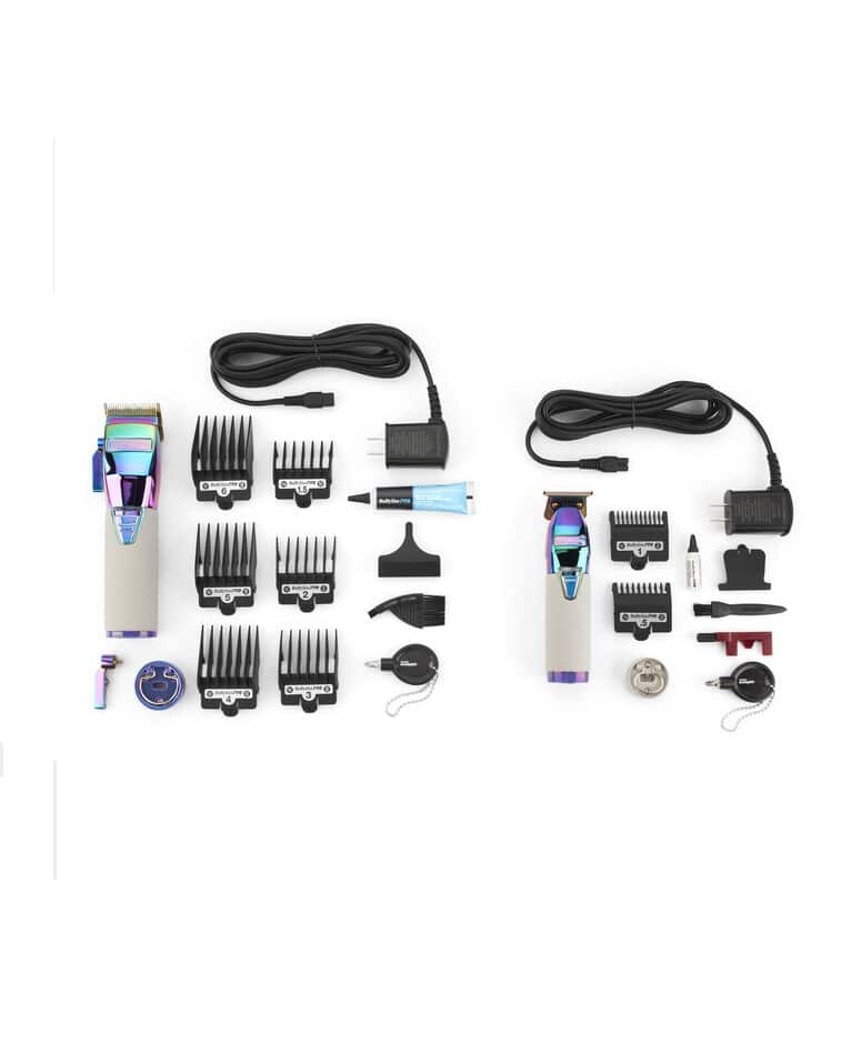 BabylissPro BoostFX Limited Edition Clipper and Trimmer - Chameleon #FXHOLPKCTB-I - Included in package
