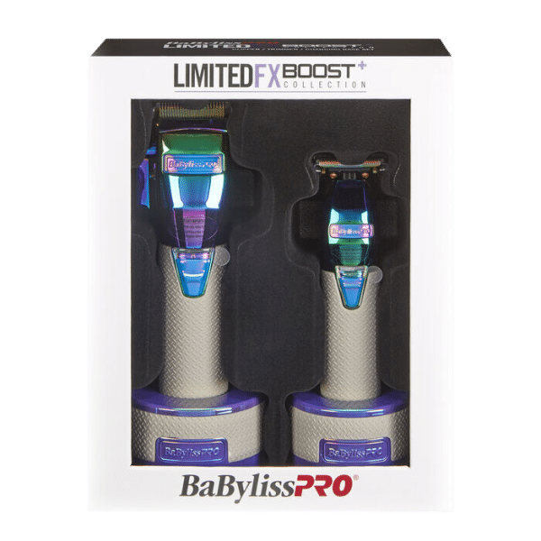 BabylissPro BoostFX Limited Edition Clipper and Trimmer - Chameleon #FXHOLPKCTB-I - Package Front