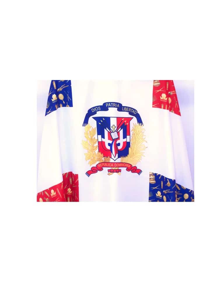 King Midas Dominican Republic Flag Cape